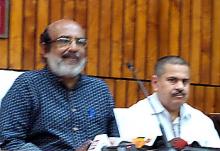 Finance Miinister Thomas Isaac and ACS K. M. Abraham