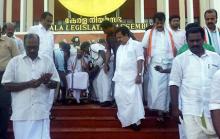 Anoop Jacob being taken to hospital on Oct. 1