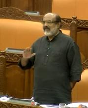 Kerala Finance Minister T. M. Thomnas Isaac replying to the debate on thef Finance Bill on Nov. 7