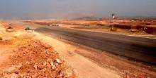Construction of runway of Kannuar airport in progess last wek