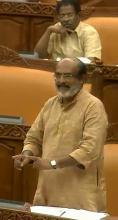 Kerala Finance Minister T. M. Thomas Isaac replying to general discussion on revised Budget on July 13.