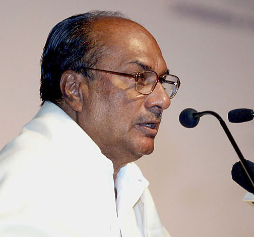 A. K. Antony (file photo)