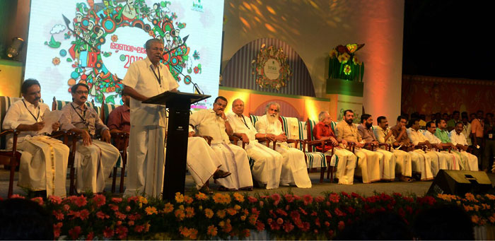 Chief Minister Pinarai Vijayan inaugurating Onam Week Celebrations in Thiruvananthapuram on Monday