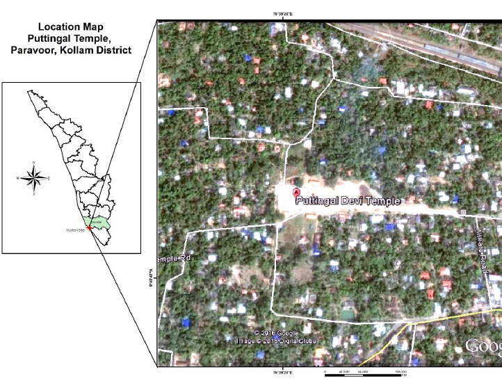 Overview of the accident site