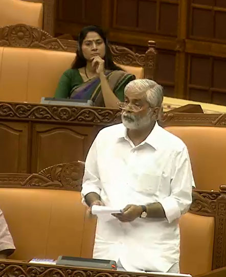 Suresh Kurup (CPI-M) participating in the general discussion on revised Budget of 2016-17